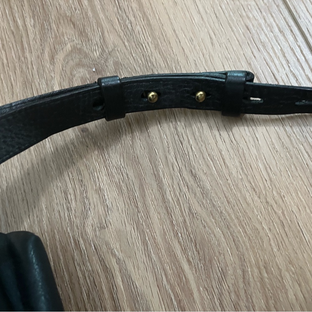 Madewell Black Leather Zip Top Shoulder Bag - Picture 3 of 7